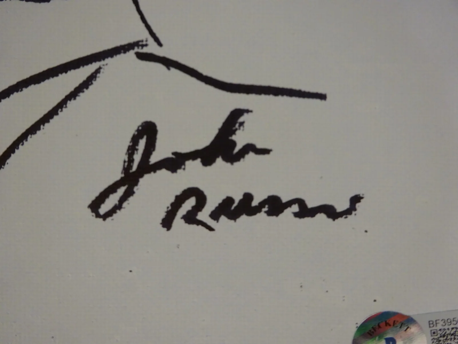 John Russo — Signed JOHN RUSSO Autographed Night of the Living Dead SKETCH 8"x10" CANVAS, изображение 3