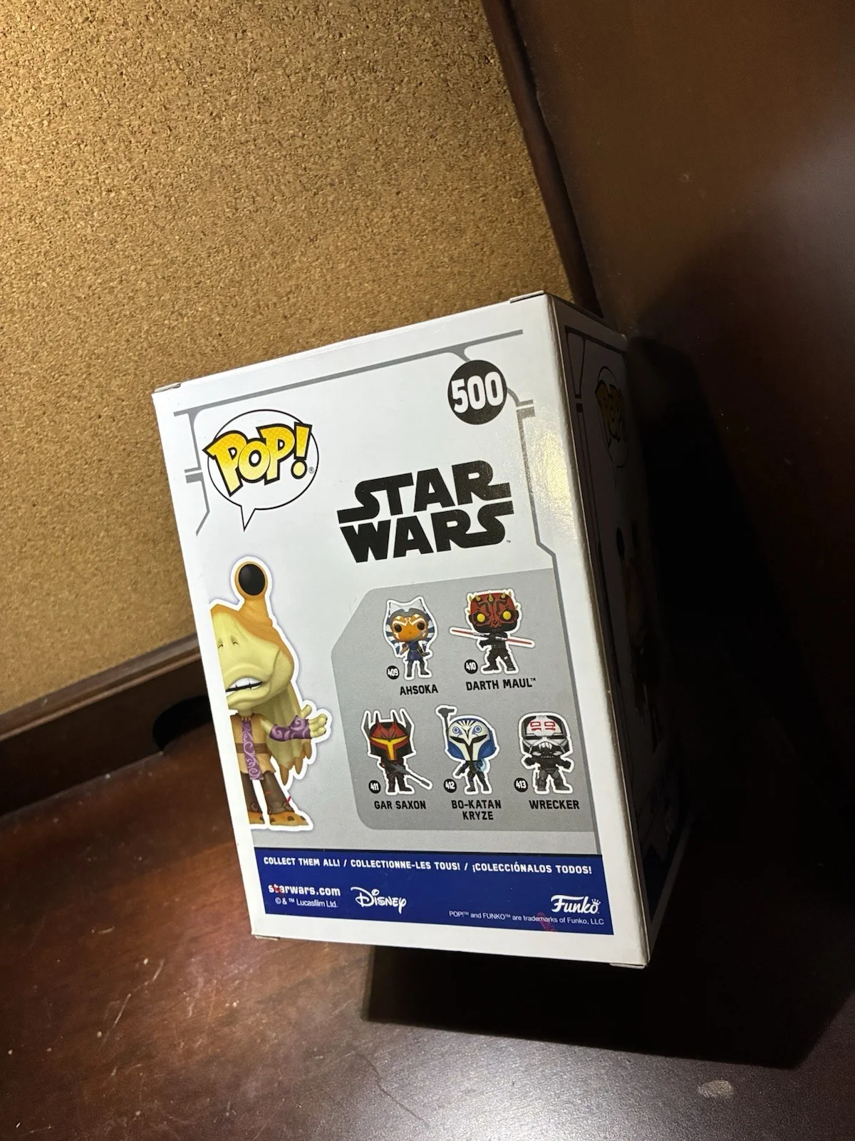 AHMED BEST — Ahmed Best Signed Star Wars Funko Pop! Jar Jar Binks #500 Autograph SWAU, изображение 4