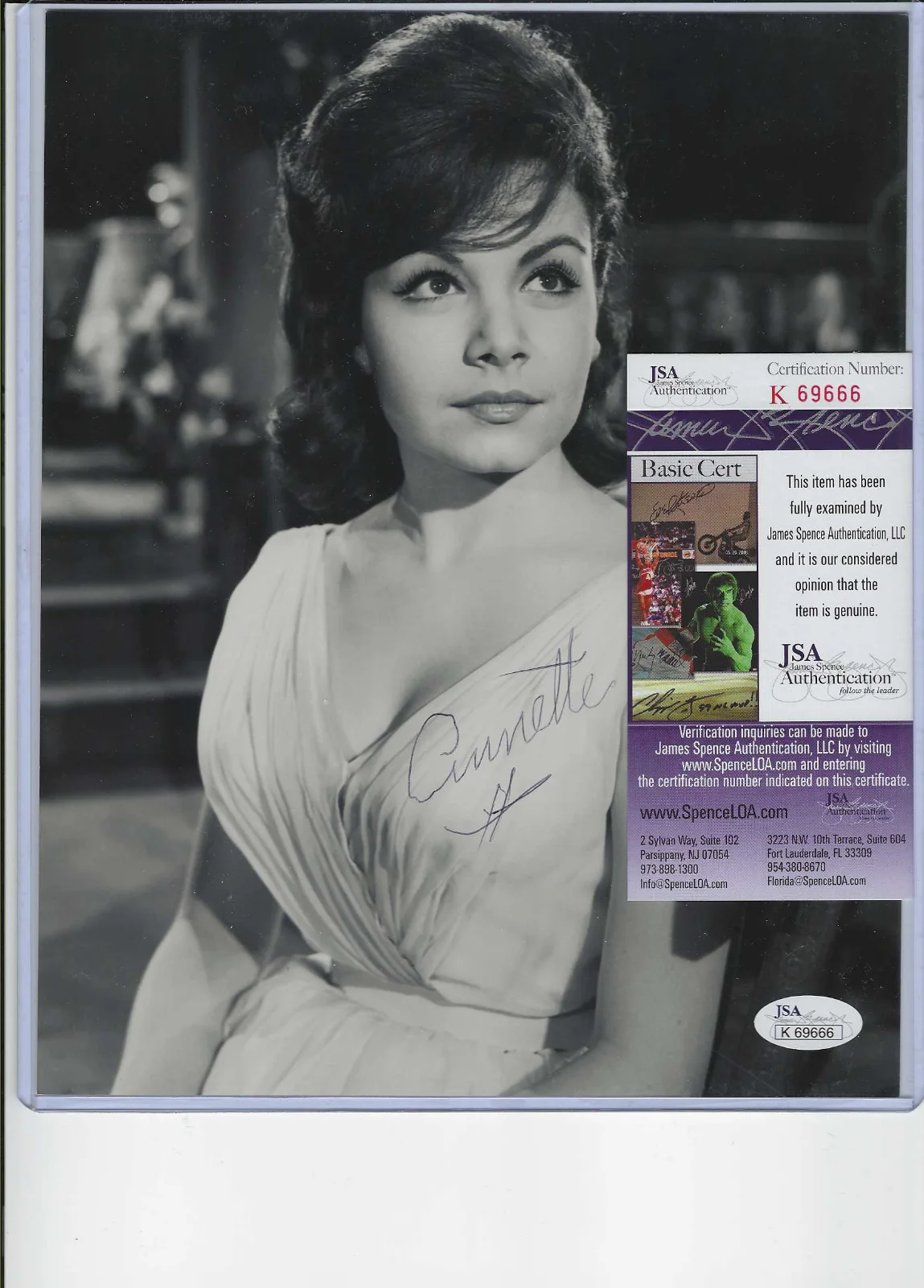Annette Funicello — Annette Funicello Autographed 8x10 Photo...JSA Authenticated!!, image 2