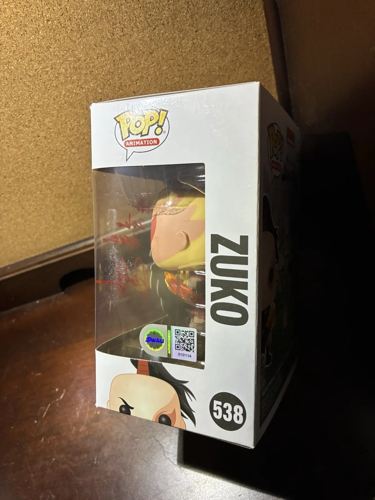 DANTE BASCO — DANTE BASCO HAND SIGNED AUTOGRAPH Inscription ZUKO AVATAR FUNKO POP SWAU, image 3