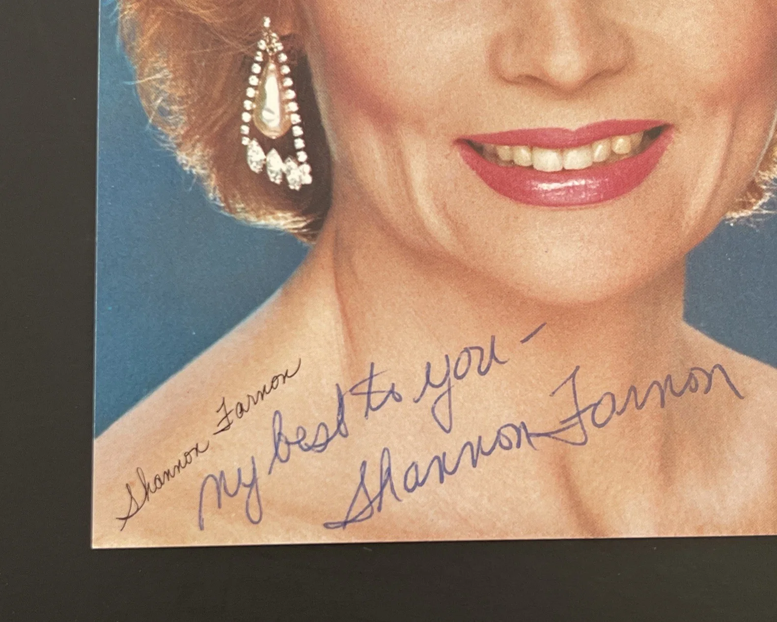 SHANNON FARNON Voice of Wonder Woman: Hand Signed Celebrity Photo 4 x 6” / KSK, изображение 2