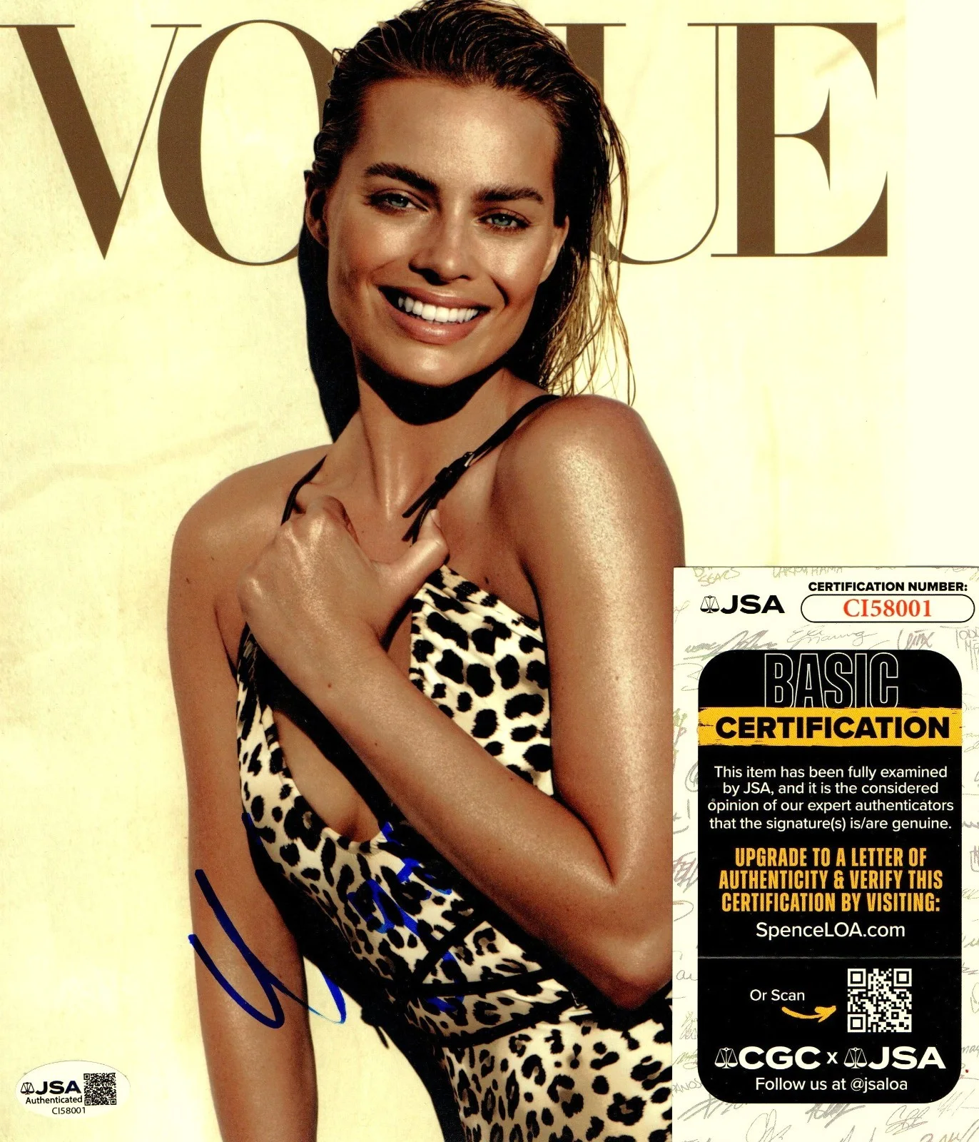 Margot Robbie — Margot Robbie Signed Autographed 8x10 inch Photo Barbie Suicide Squad CGC x JSA