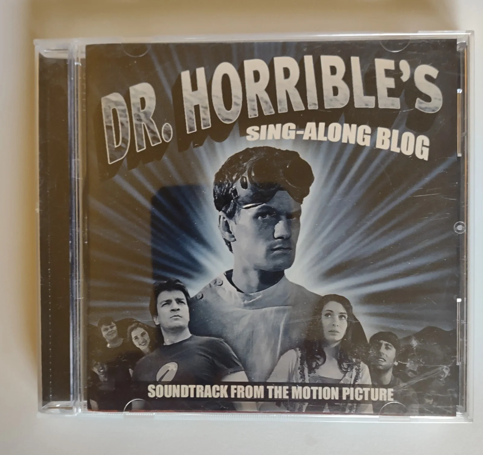 Harris, Fillion, Day — Dr. Horrible's Sing-Along blog signed mini poster w/ CD soundtrack, изображение 2