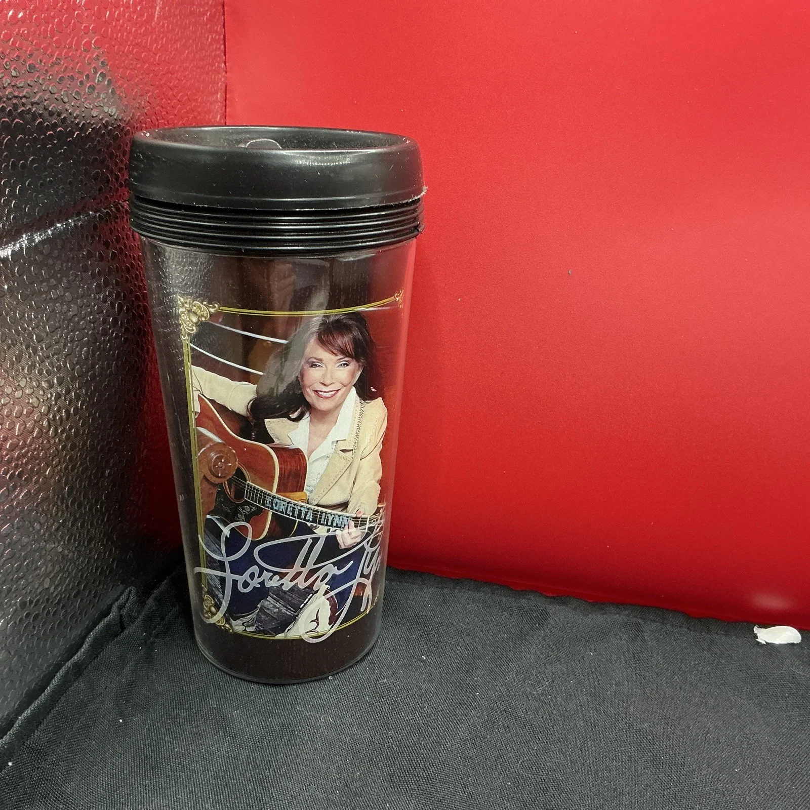 LORETTA LYNN SIGNED HOT AND COLD CUP, image 2