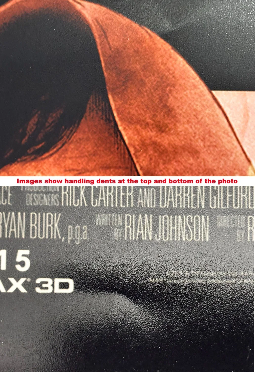 Rian Johnson — Rian Johnson Signed STAR WARS: The Last Jedi 11x17 inch Photo Director CGC x JSA, изображение 5