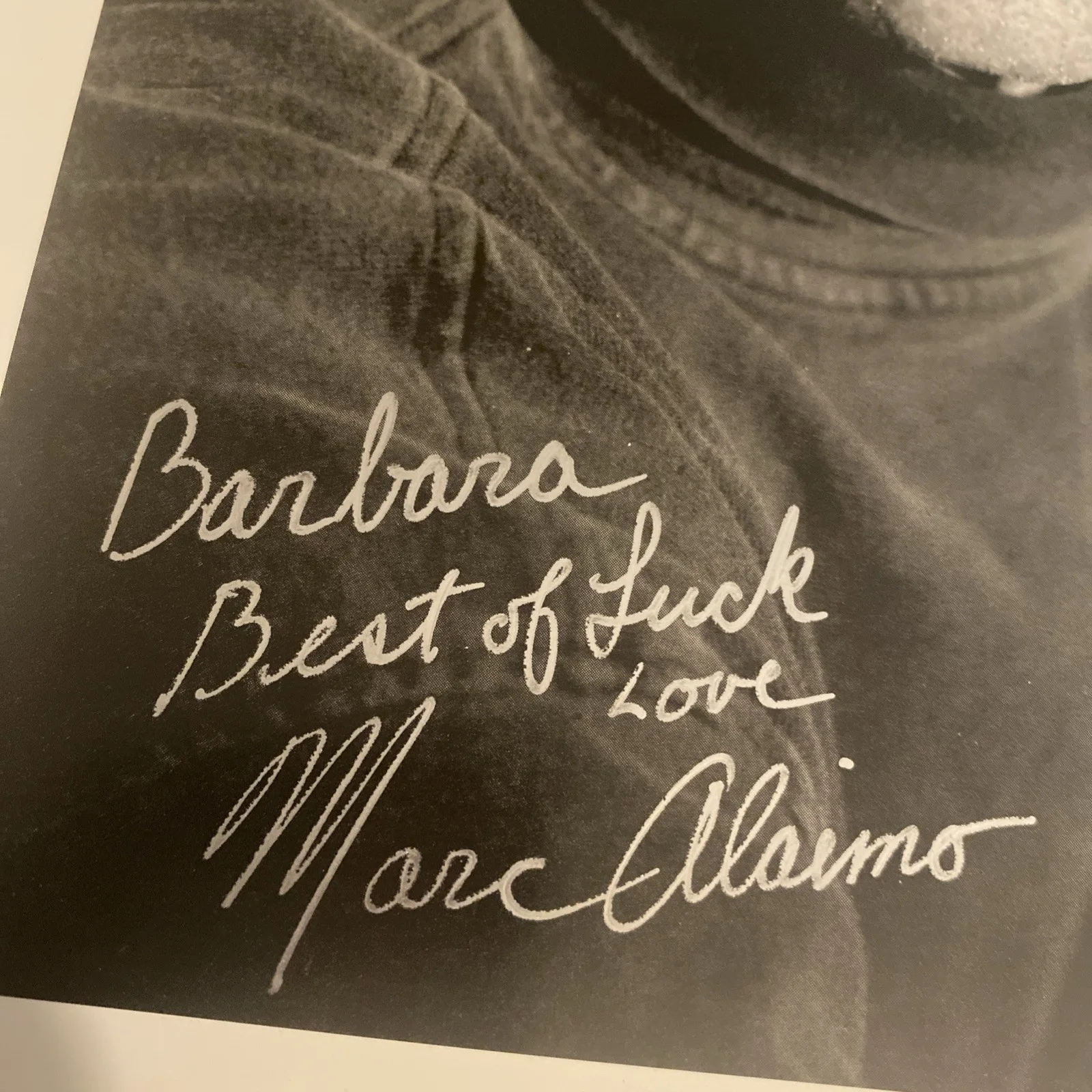 MARC ALAIMO SIGNED 8X10 PHOTO Star Trek, image 2