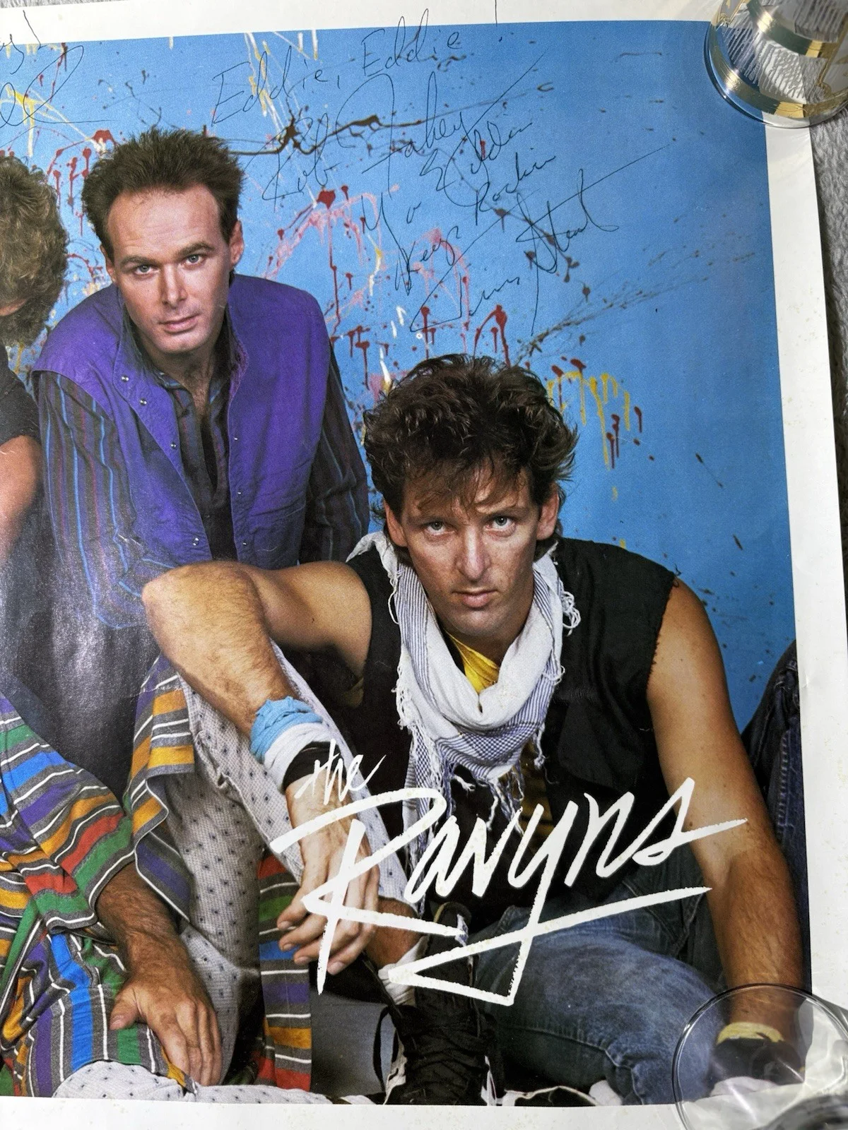 The Ravyns Rock Band Autographed 13.5” X 18.5 Poster, Read Description, image 4