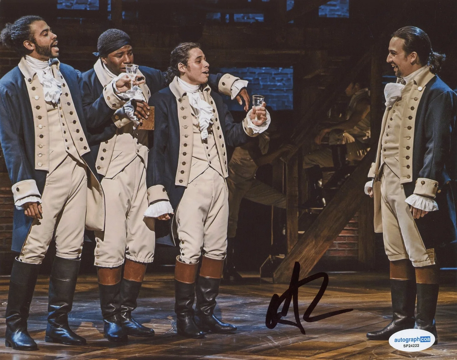 Anthony Ramos — Anthony Ramos Signed Autographed HAMILTON 'John Laurens' 8x10 Photo ACOA D, изображение 2