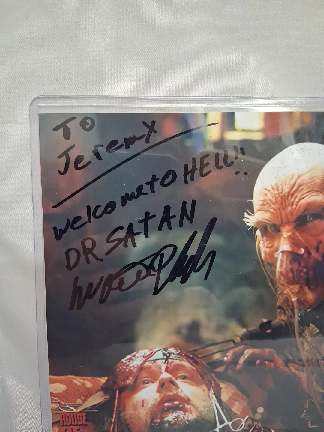 House Of 1000 Corpses Dr. Satan Walter Phelan Signed Horror Movie 11x14”, изображение 4