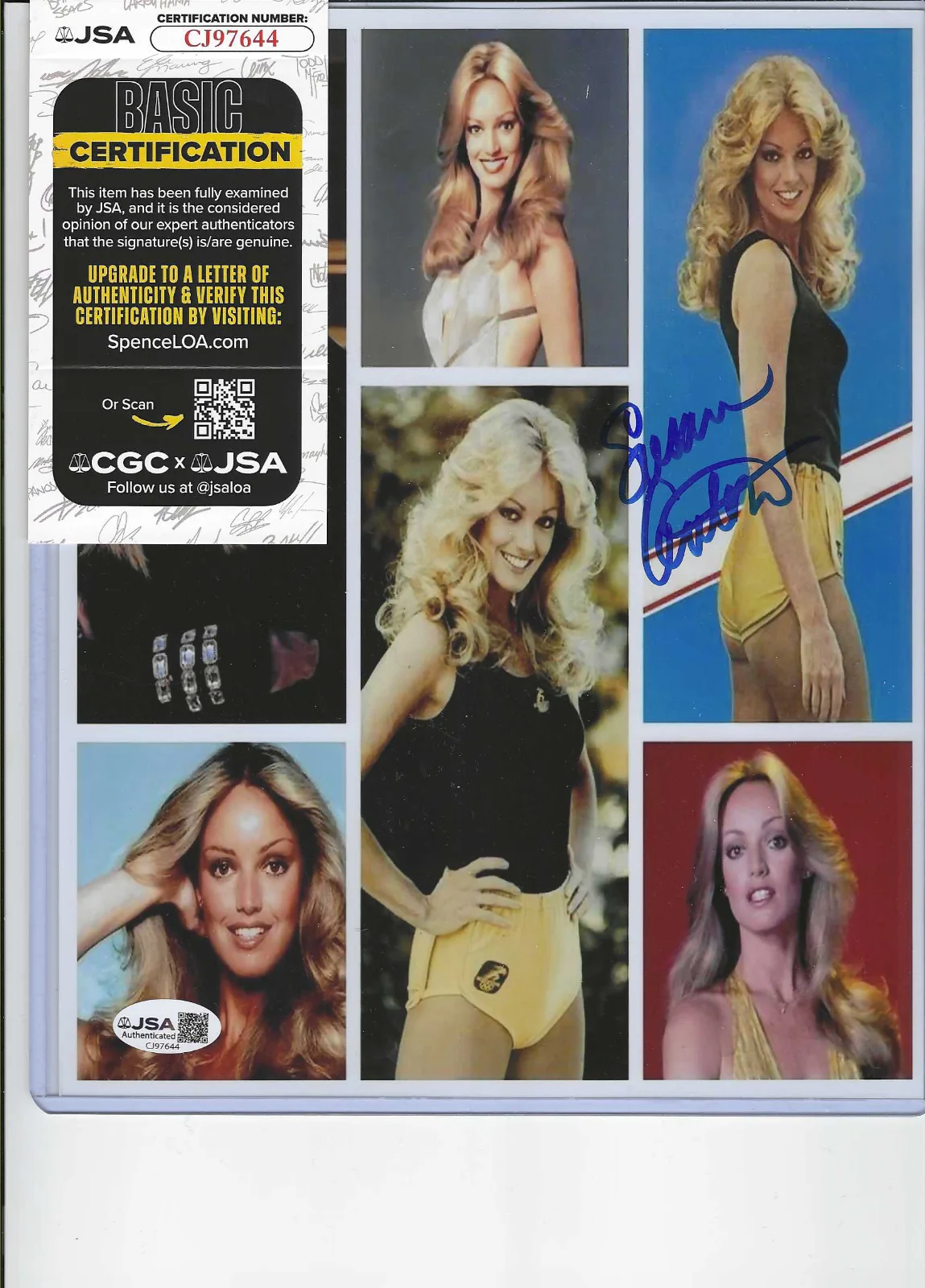 Susan Anton — Susan Anton Autographed 8x10 Photo... JSA Authenticated !!, image 2