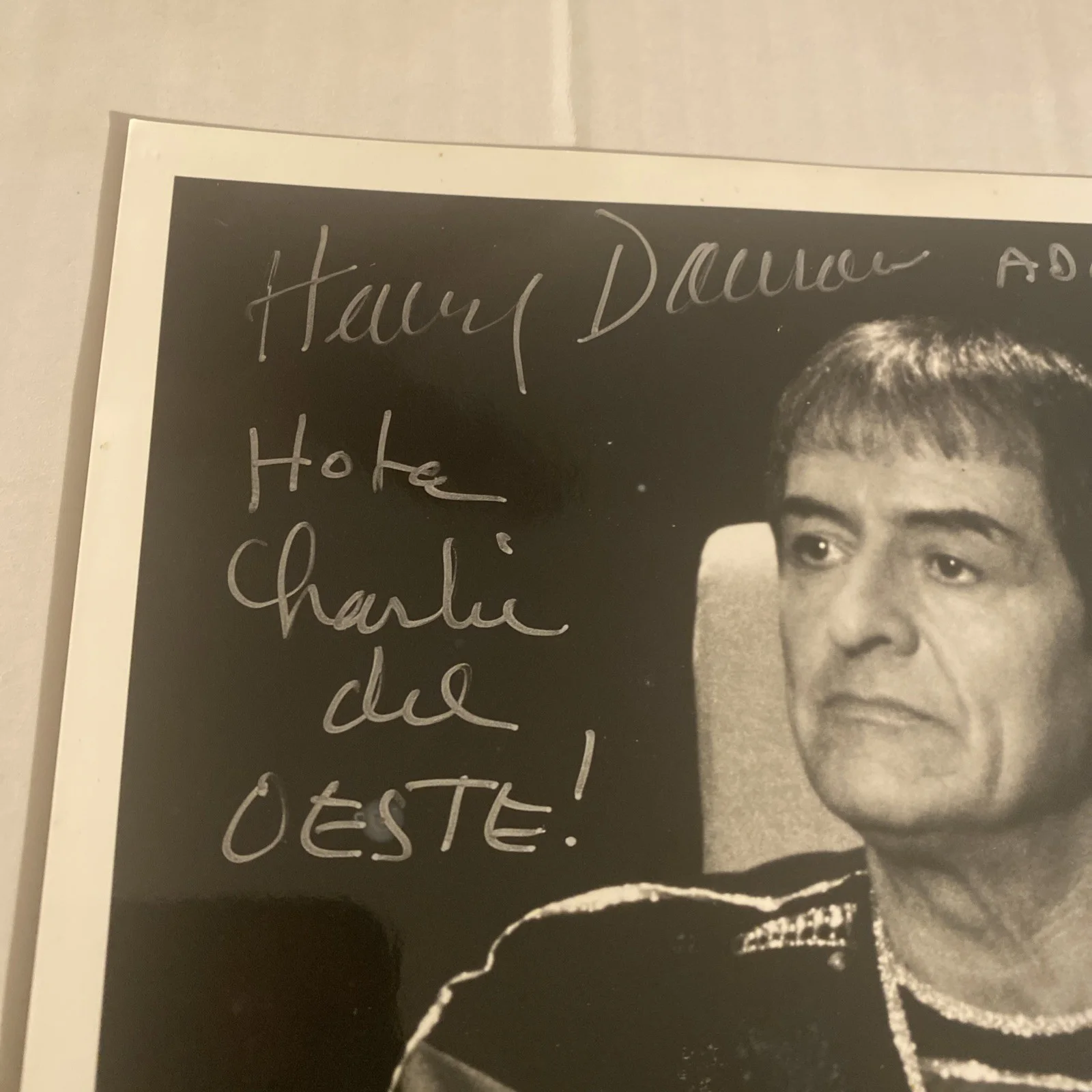 Henry Darrow — HENRY DARROW Signed 8x10 STAR TREK ADMIRAL SAVAR Photograph -, изображение 2