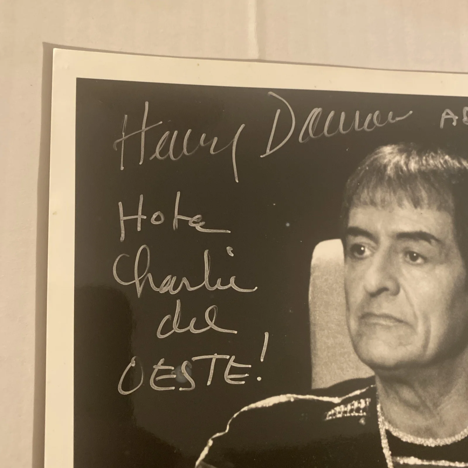 Henry Darrow — HENRY DARROW Signed 8x10 STAR TREK ADMIRAL SAVAR Photograph -, изображение 3