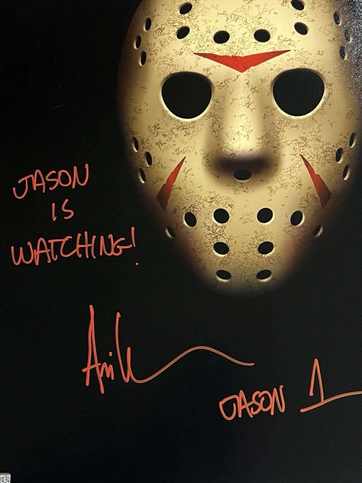 Ari Lehman — ARI LEHMAN Jason 1 Signed Autographed 16x20 Photo FRIDAY THE 13TH Tristar COA, изображение 2