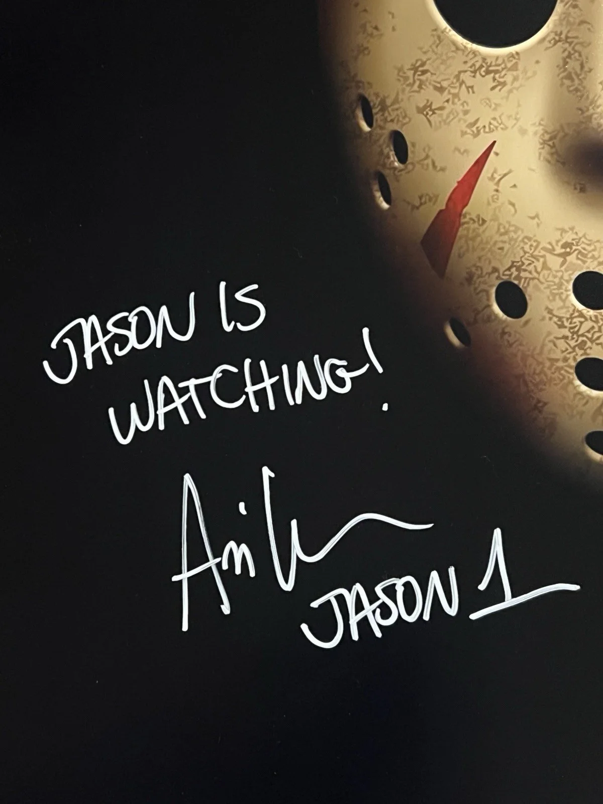 Ari Lehman — ARI LEHMAN Jason 1 Signed Autographed 16x20 Photo FRIDAY THE 13TH Tristar COA, изображение 2