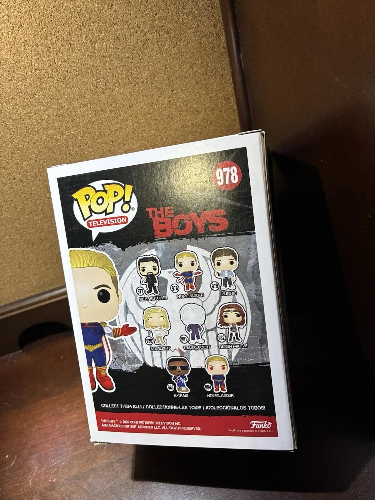 ANTHONY STARR — ANTHONY STARR Signed Homelander Funko Pop #978 SWAU Autograph Signed The Boys, изображение 4