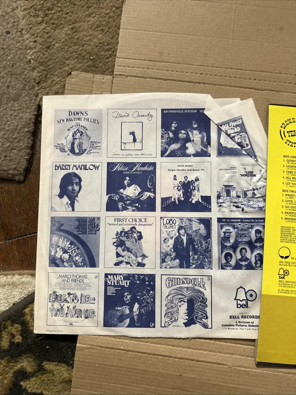 Brownsville Station Cub Koda Autographed Signed Yeah! LP, изображение 5