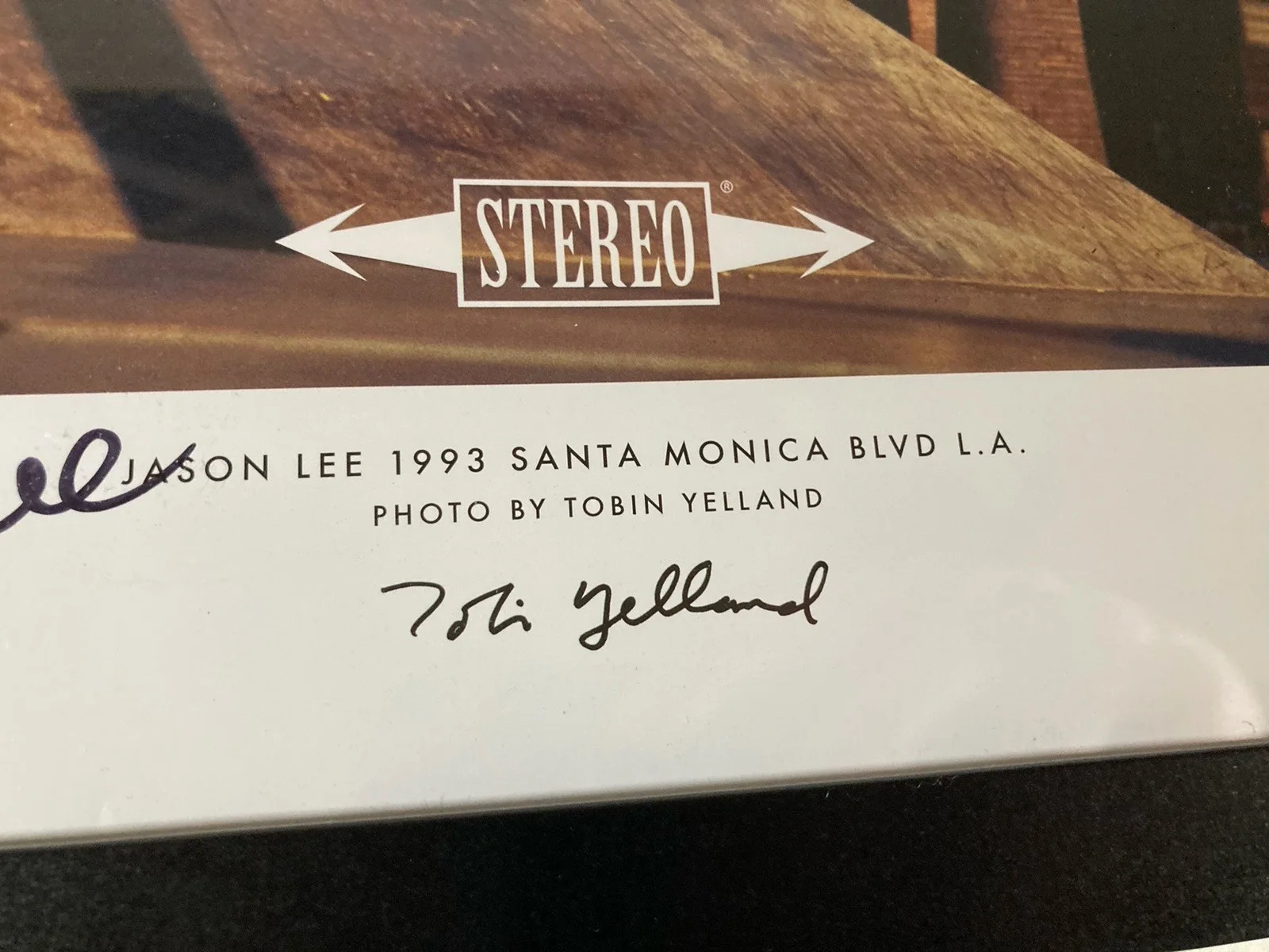 Jason Lee — Jason Lee signed 11x17 Stereo poster TWS Cover My Name Is Earl Mallrats Framed, изображение 3