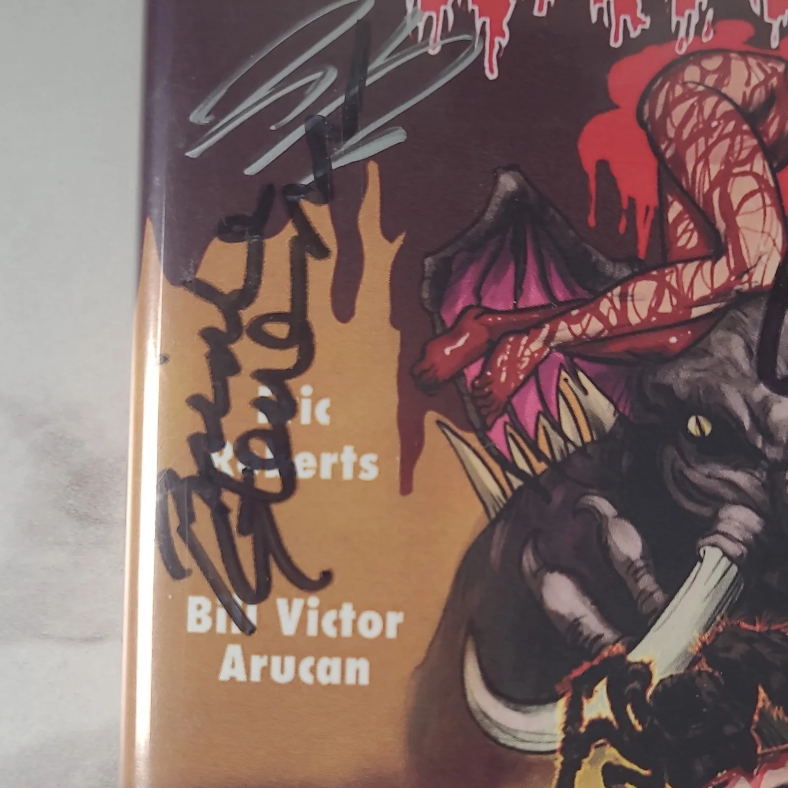 It Wants Blood! Original Autographed DVD Cover Signed James Balsamo Film SIGNED, изображение 3