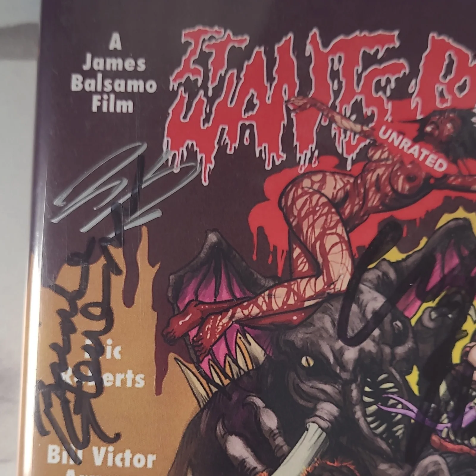 It Wants Blood! Original Autographed DVD Cover Signed James Balsamo Film SIGNED, изображение 4