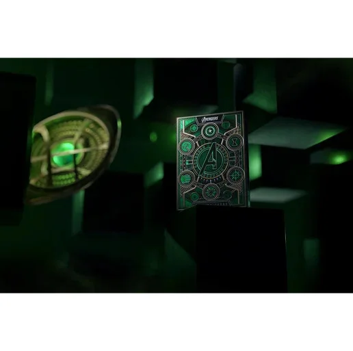 Avengers Green Edition The Infinity Saga Playing Cards by Theory11, изображение 3