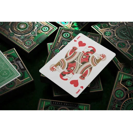 Avengers Green Edition The Infinity Saga Playing Cards by Theory11, изображение 5
