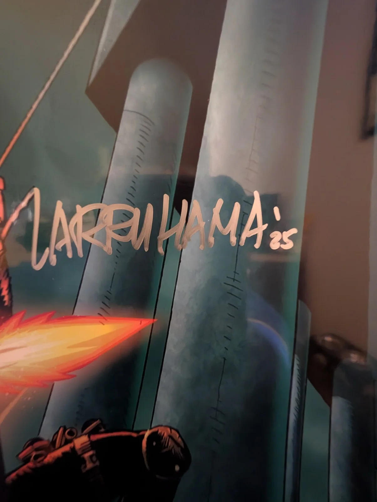 Larry Hama Autograph, image 2