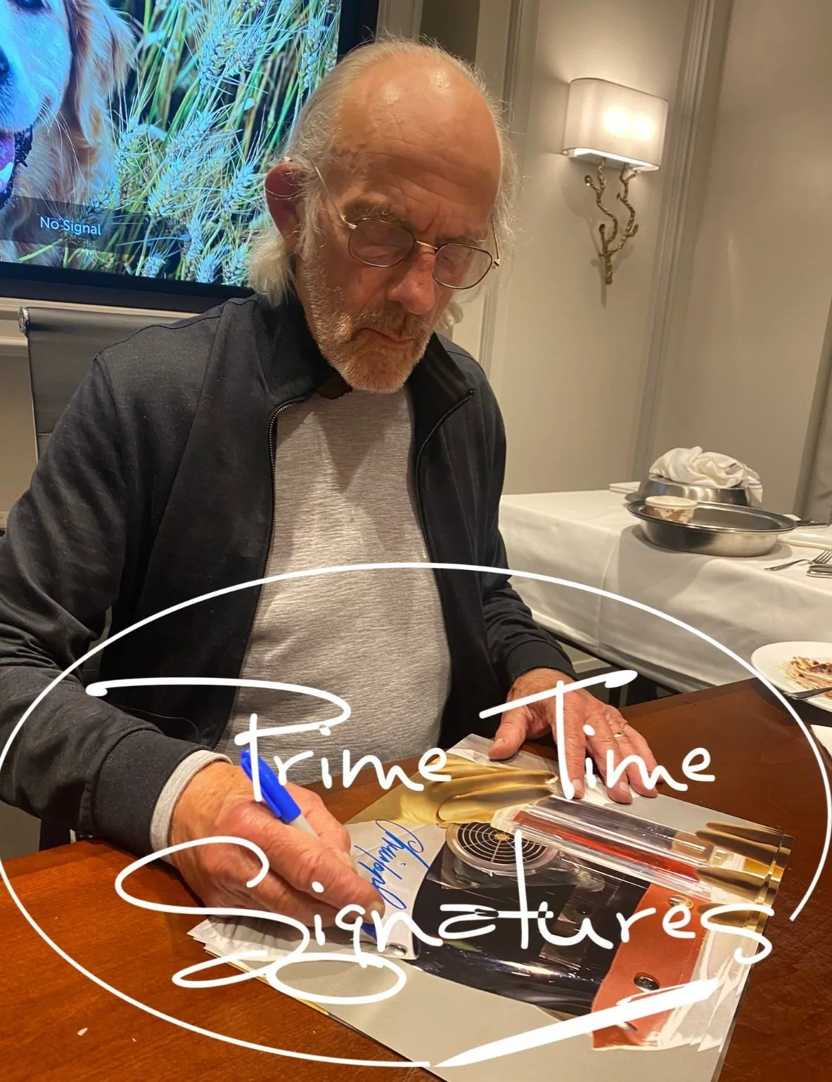 CHRISTOPHER LLOYD — Christopher Lloyd Signed 11x14 Photo Back to the Future Autograph Proof Beckett, image 2