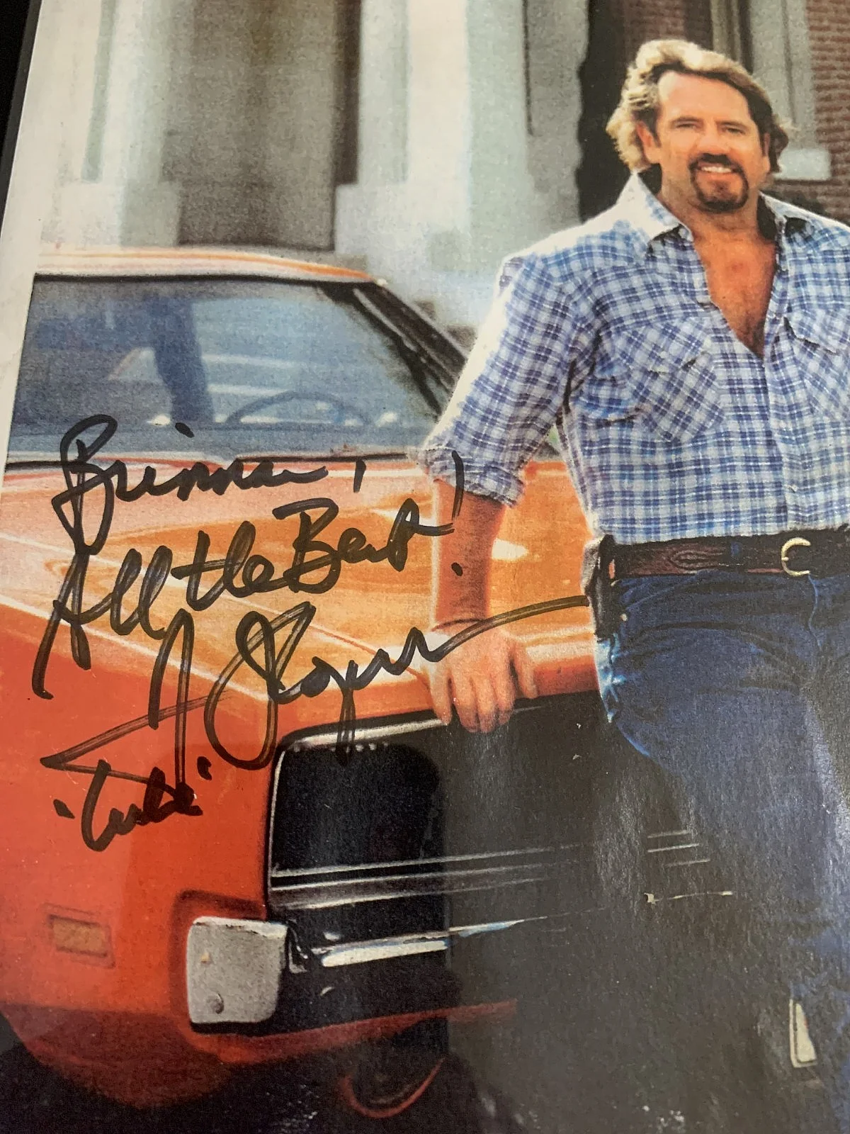 Tom Wopat — Tom Wopat Luke Duke The Dukes of Hazzard Signed 8x10 General Lee Framed, изображение 2