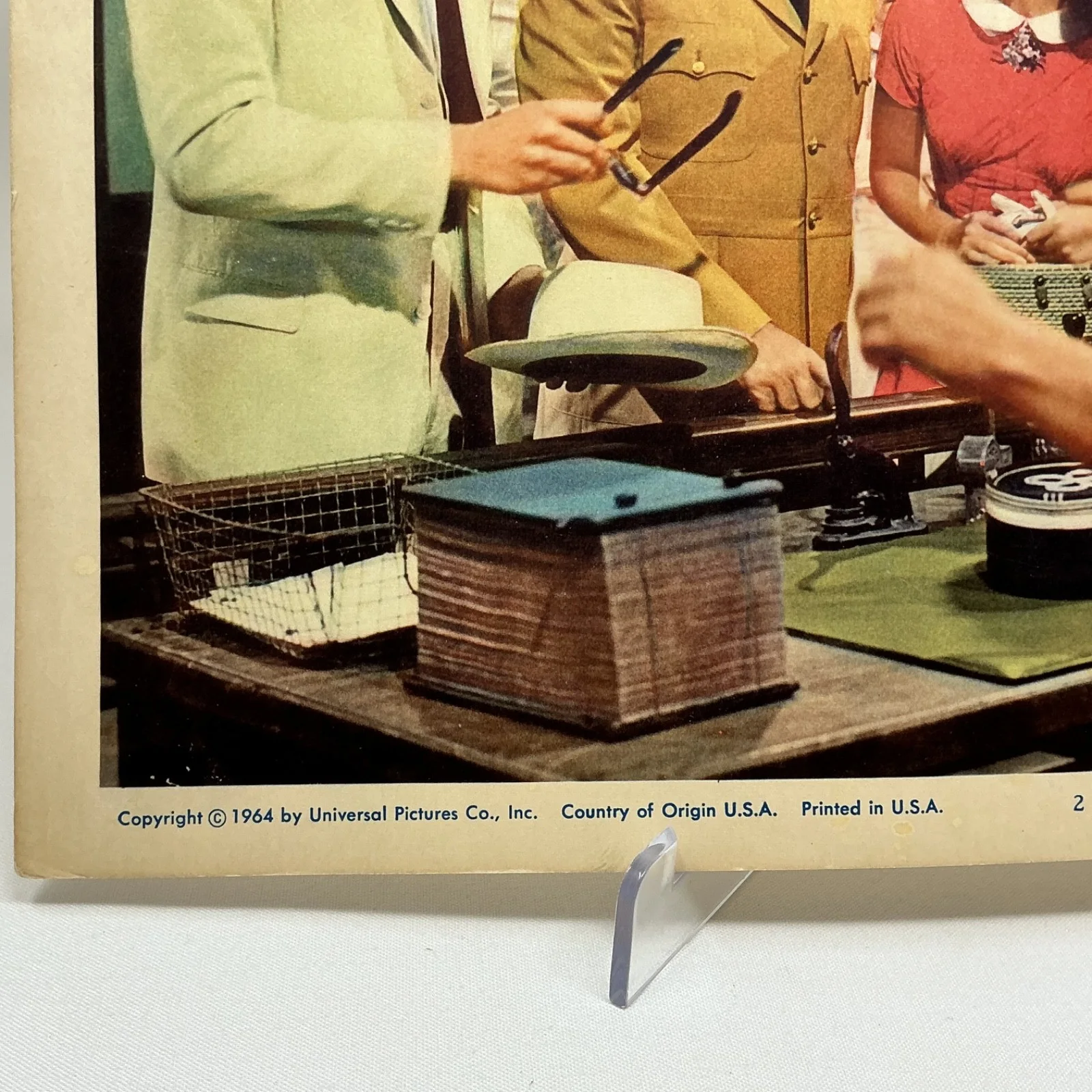 Ernest Borgnine Autographed Signed McHales Navy 11X14 Original Lobby Card, изображение 3