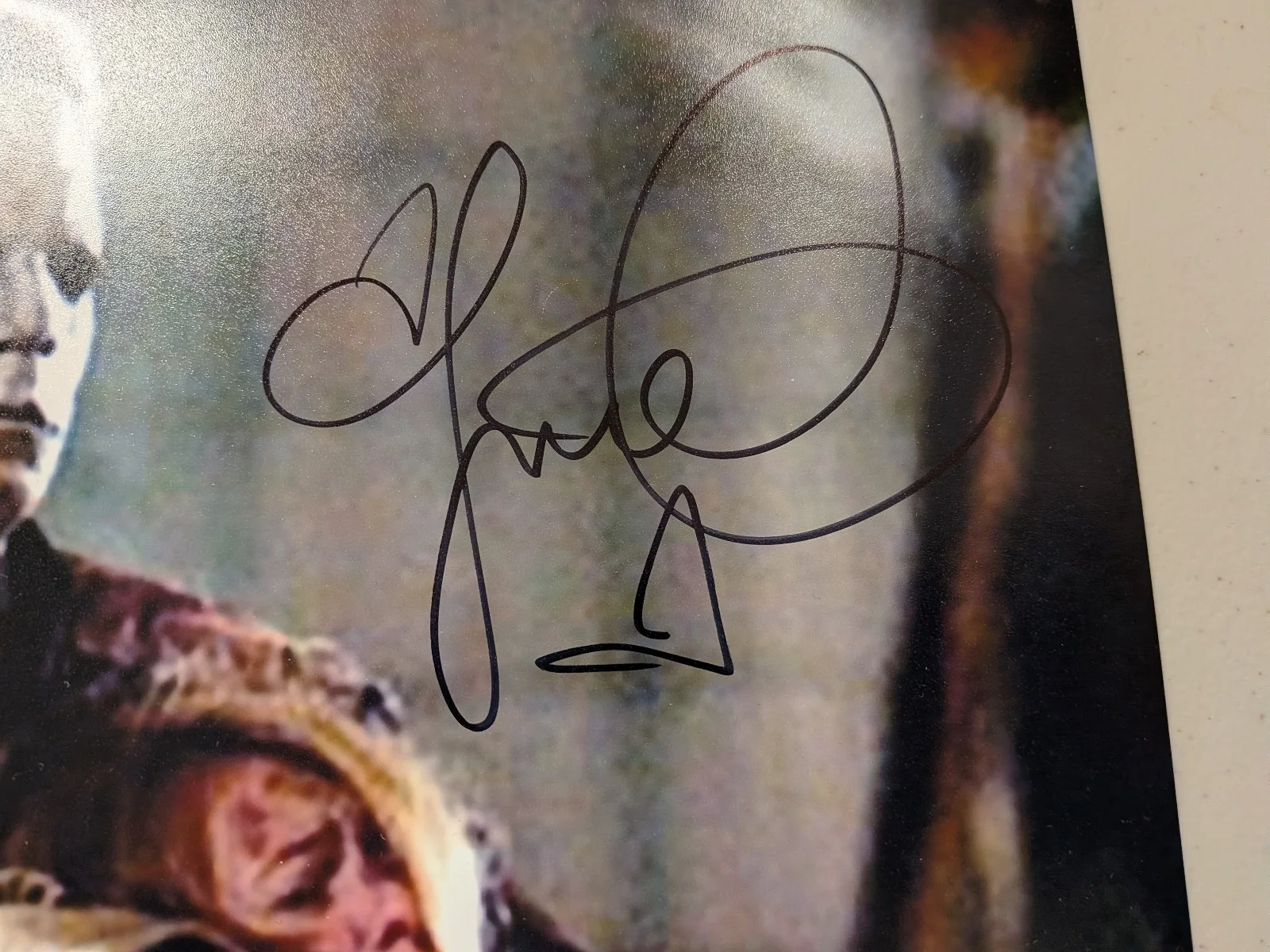 Tyler MANE Scout Taylor COMPTON Signed 11x14 PHOTO Michael Myers Halloween JSA, image 2