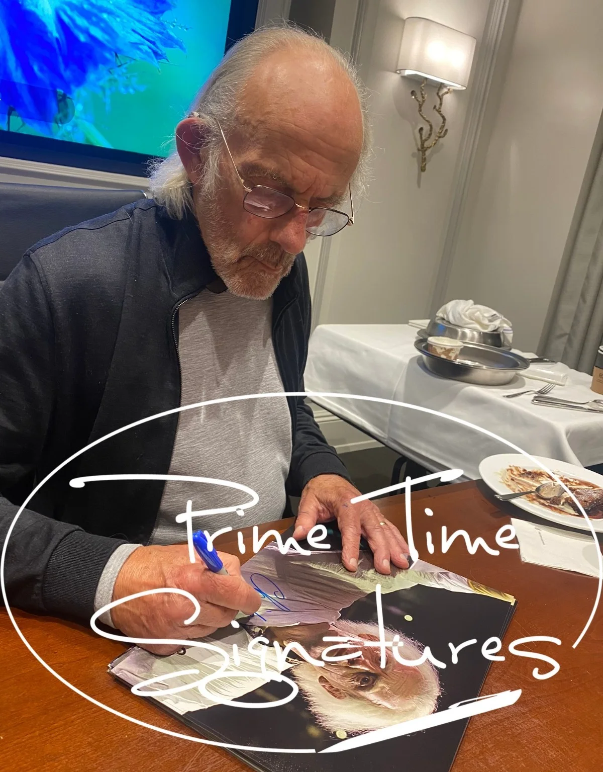 CHRISTOPHER LLOYD — Christopher Lloyd Signed 11x14 Photo Back to the Future Autograph Proof Beckett, image 2