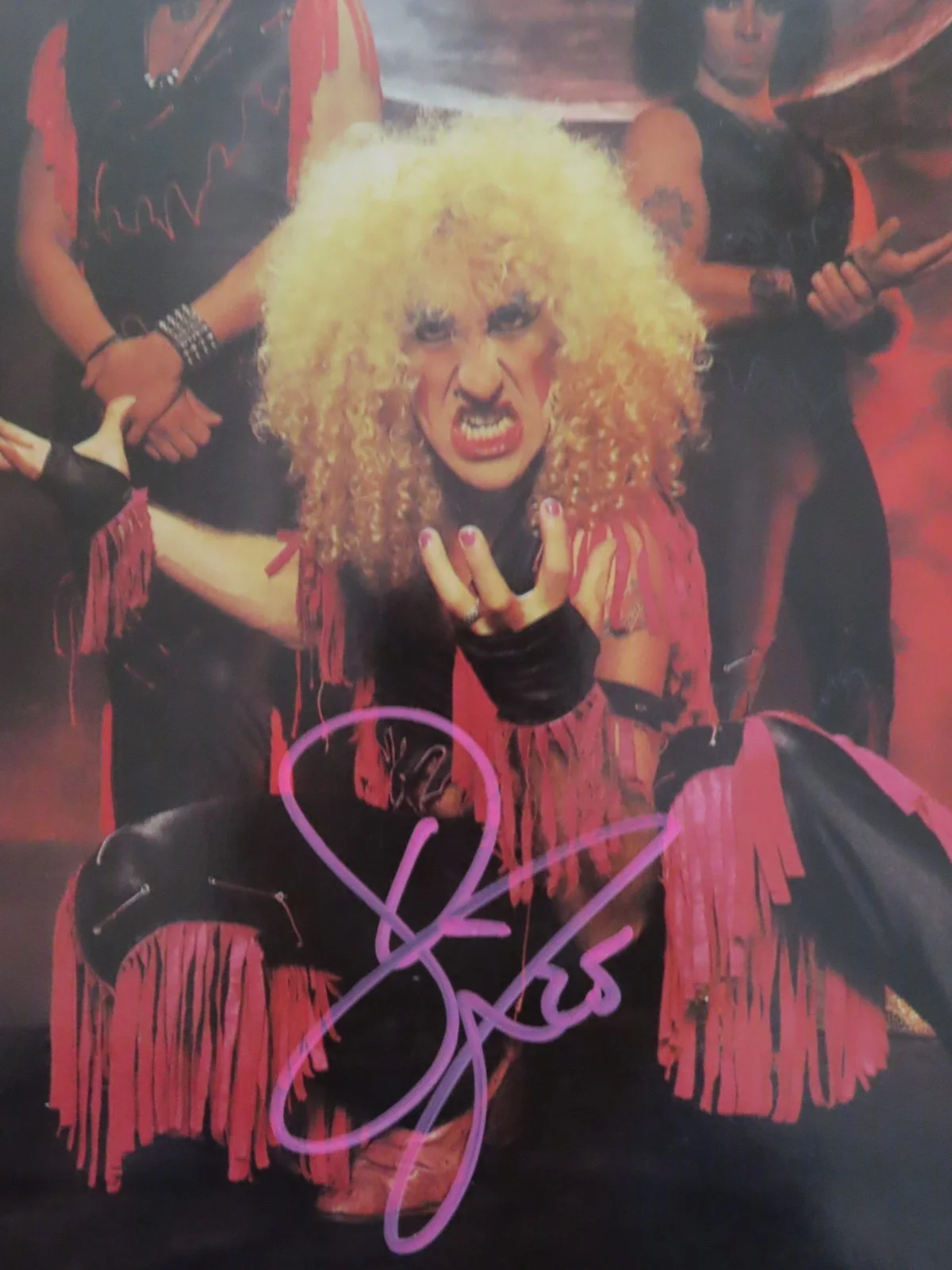 DEE SNIDER of TWISTED SISTER signed UNDER THE BLADE 1982 Record / Album COA, image 2