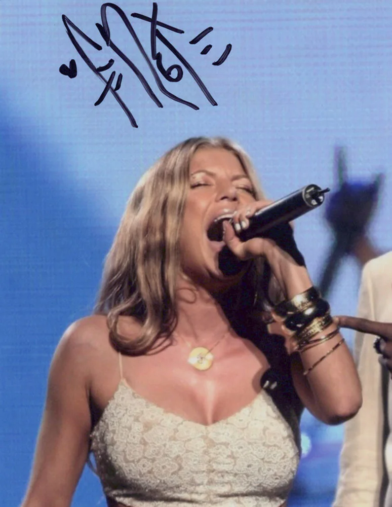 FERGIE, WILL.I.AM — FERGIE & WILL.I.AM signed "BLACK EYED PEAS" 8x10 Photo EXACT PROOF a ACOA COA, image 5