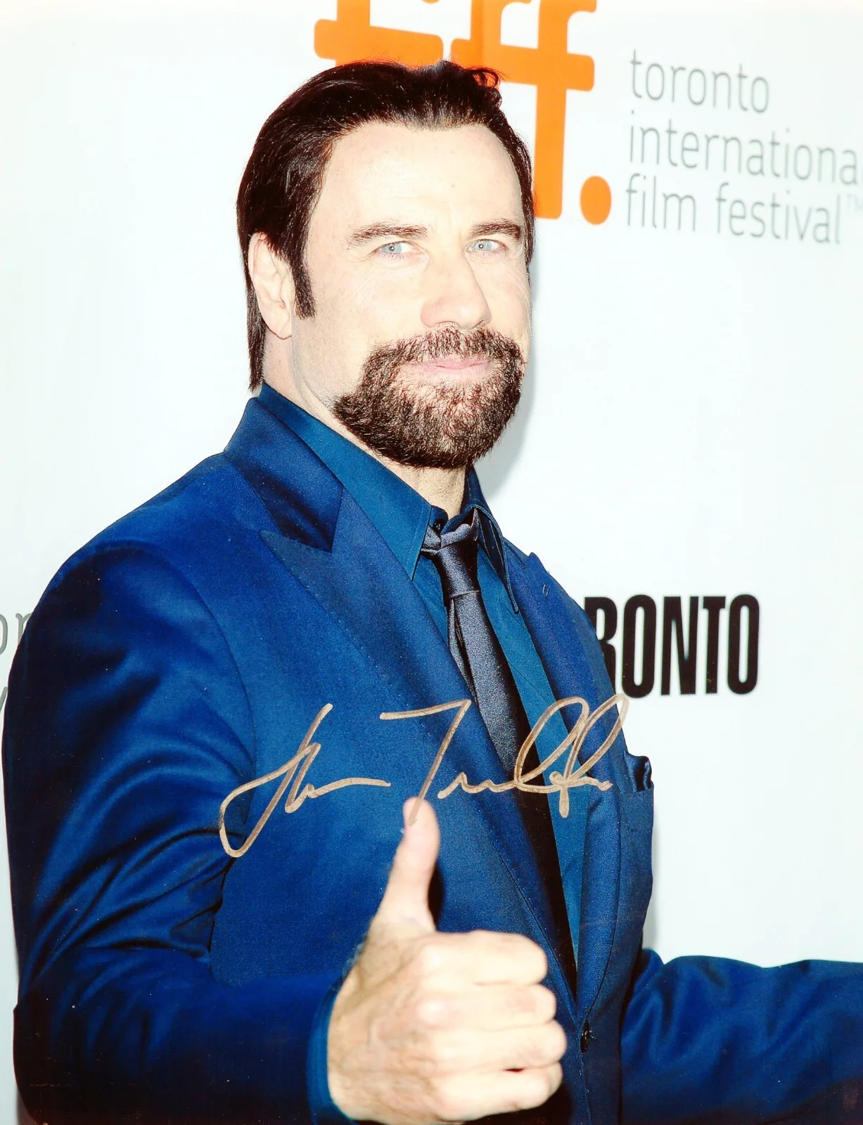 Travolta — John Travolta Signed Autographed 8.5x11 Color Photo- Includes COA