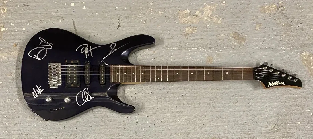 Janis Joplin — RARE JANIS JOPLIN Signed Autographed Electric Guitar, image 5