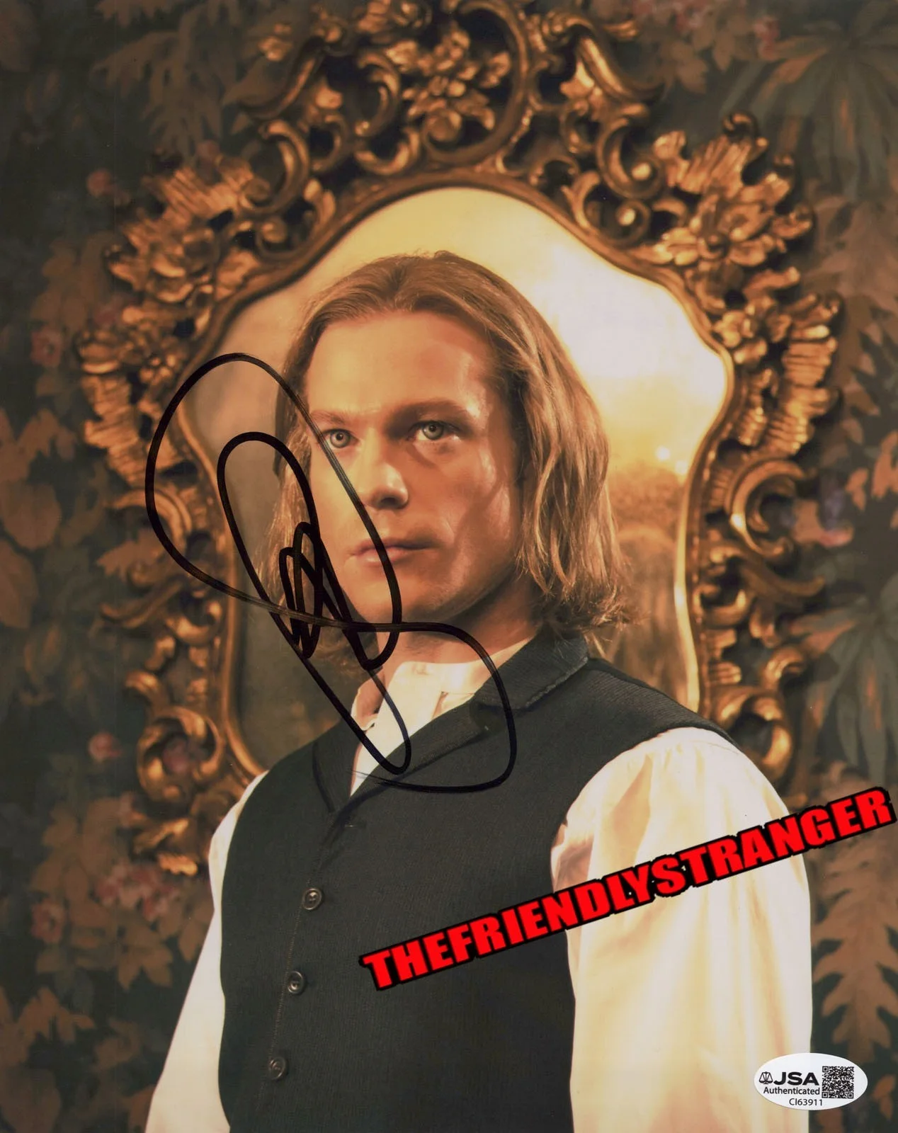 Sam Reid — Sam Reid signed "INTERVIEW WITH THE VAMPIRE" 8x10 Photo EXACT PROOF e Lestat JSA, image 5