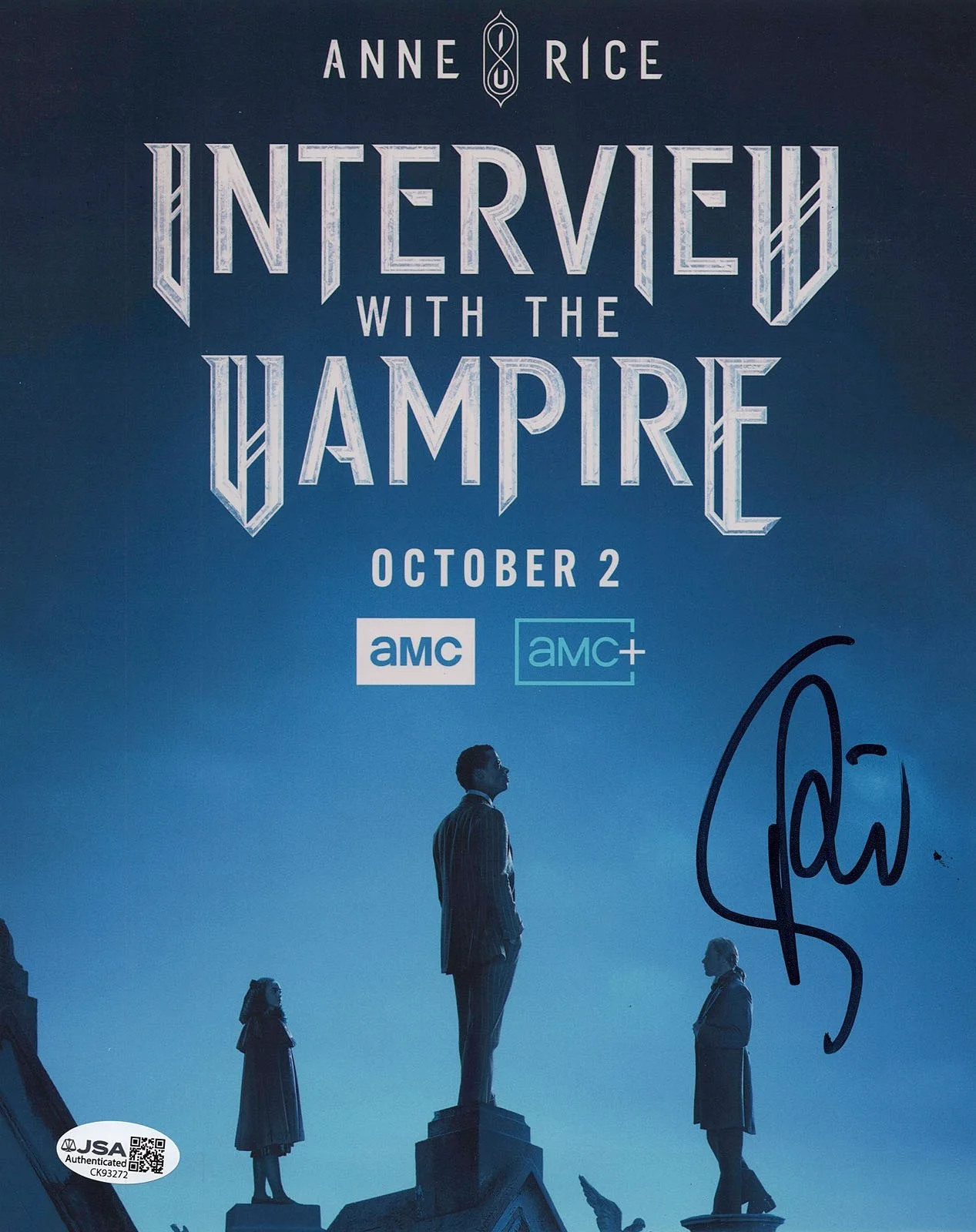 Sam Reid — Sam Reid signed "INTERVIEW WITH THE VAMPIRE" 8x10 Photo EXACT PROOF c Lestat JSA, image 5