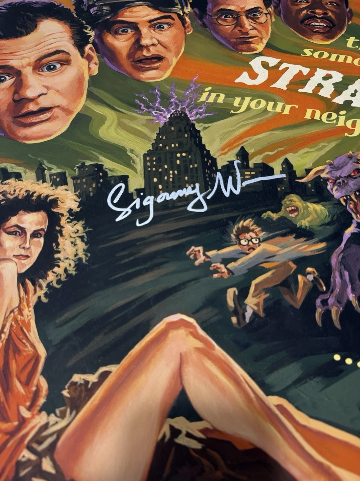 Sigourney Weaver — SIGOURNEY WEAVER SIGNED GHOSTBUSTERS Print Poster Numbered 1/175, image 3