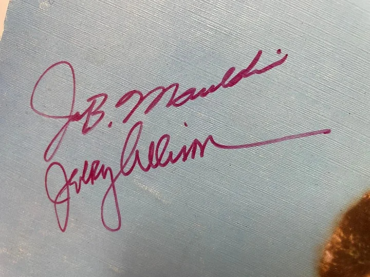 Buddy Holly Box Set Vinyl Autographed by Jerry Allison & Joe B. Mauldin, image 2