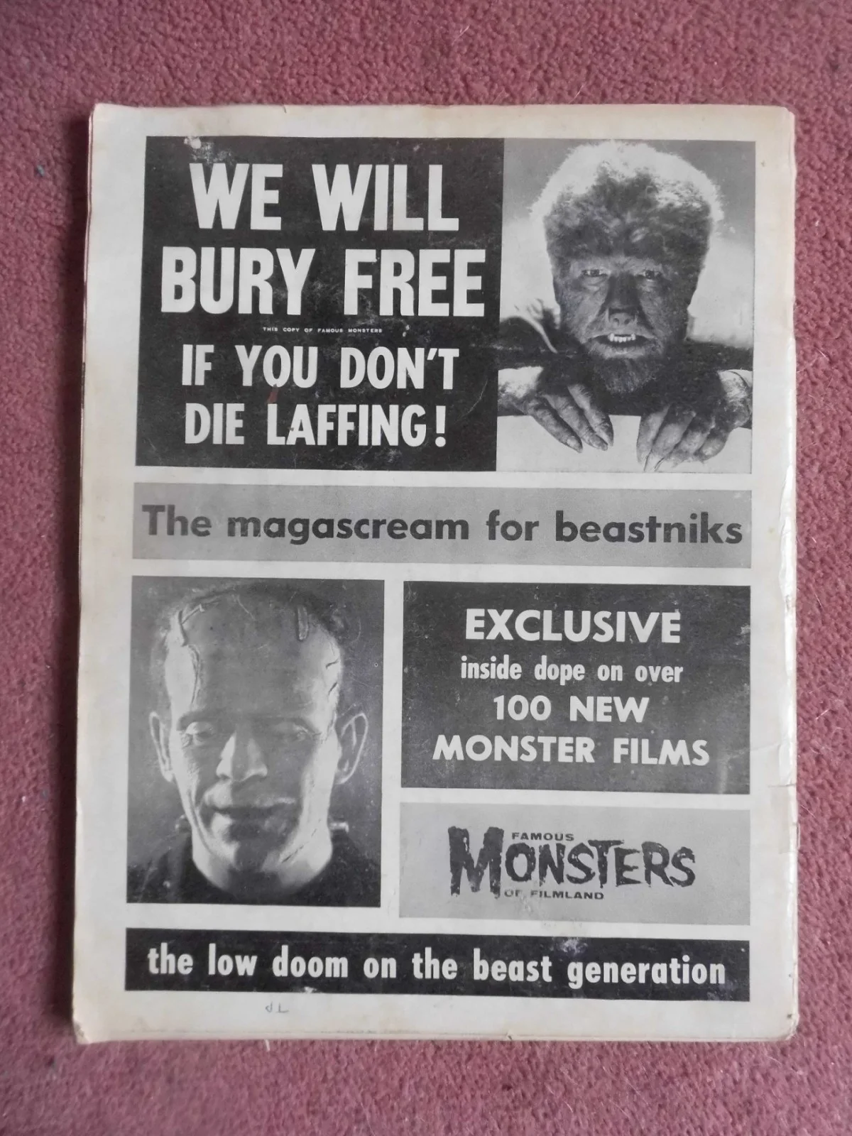 FAMOUS MONSTERS #4 (1959) in VERY GOOD condition (4.0), image 2