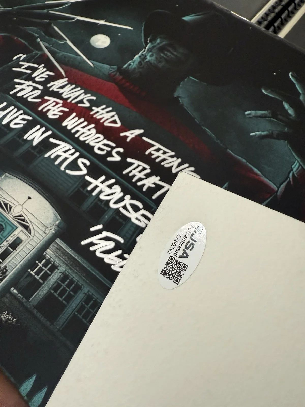 Robert Englund — ROBERT ENGLUND Signed Nightmare On Elm Street Print Poster Mondo Matt Ryan Tobin, изображение 4