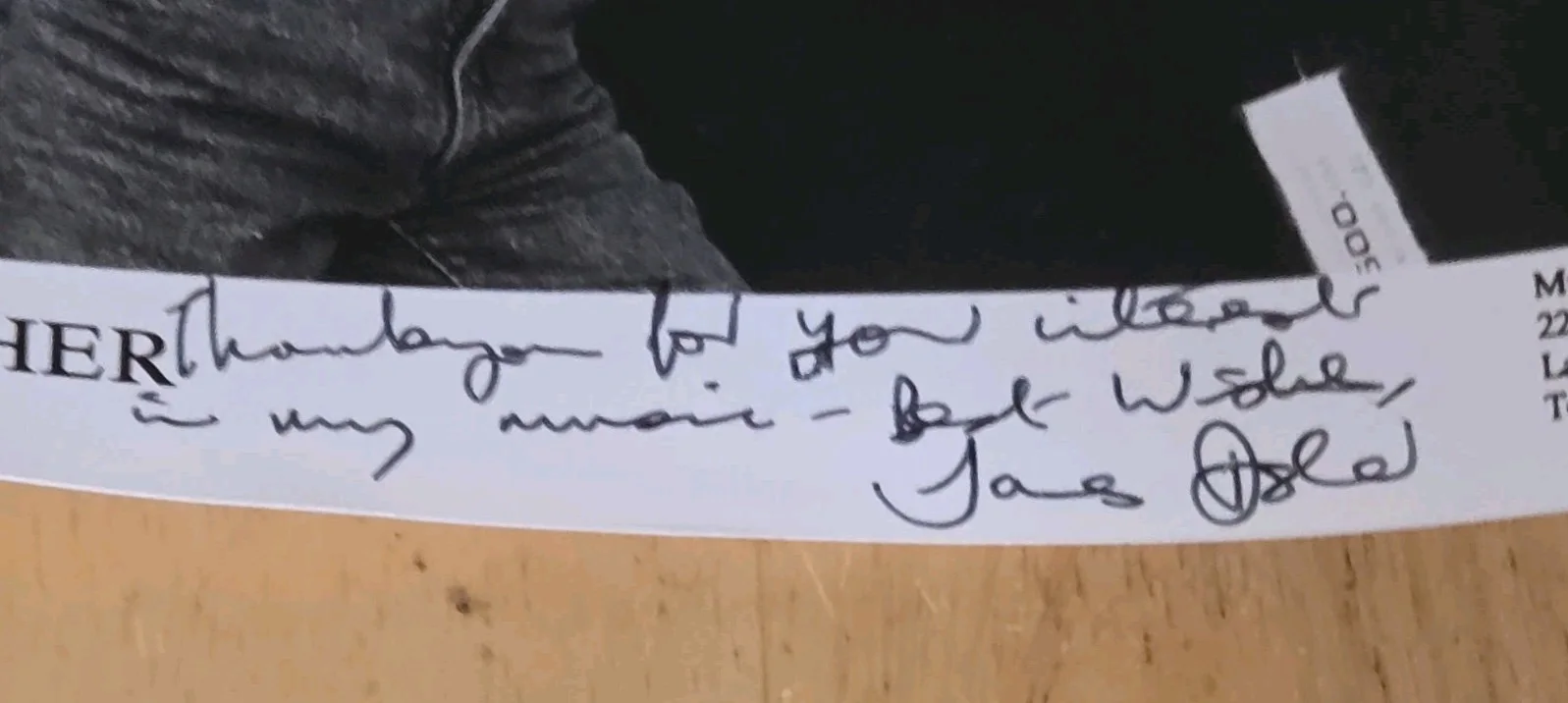 JAMES ASHER PROMO PRESS KIT W SIGNED AUTOGRAPHED 8X10 PHOTO Music West Records, изображение 4