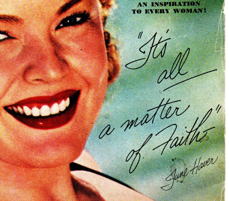 7-1951 June Haven d2005 autograph on Motion Picture Magazine Great Shape, изображение 4