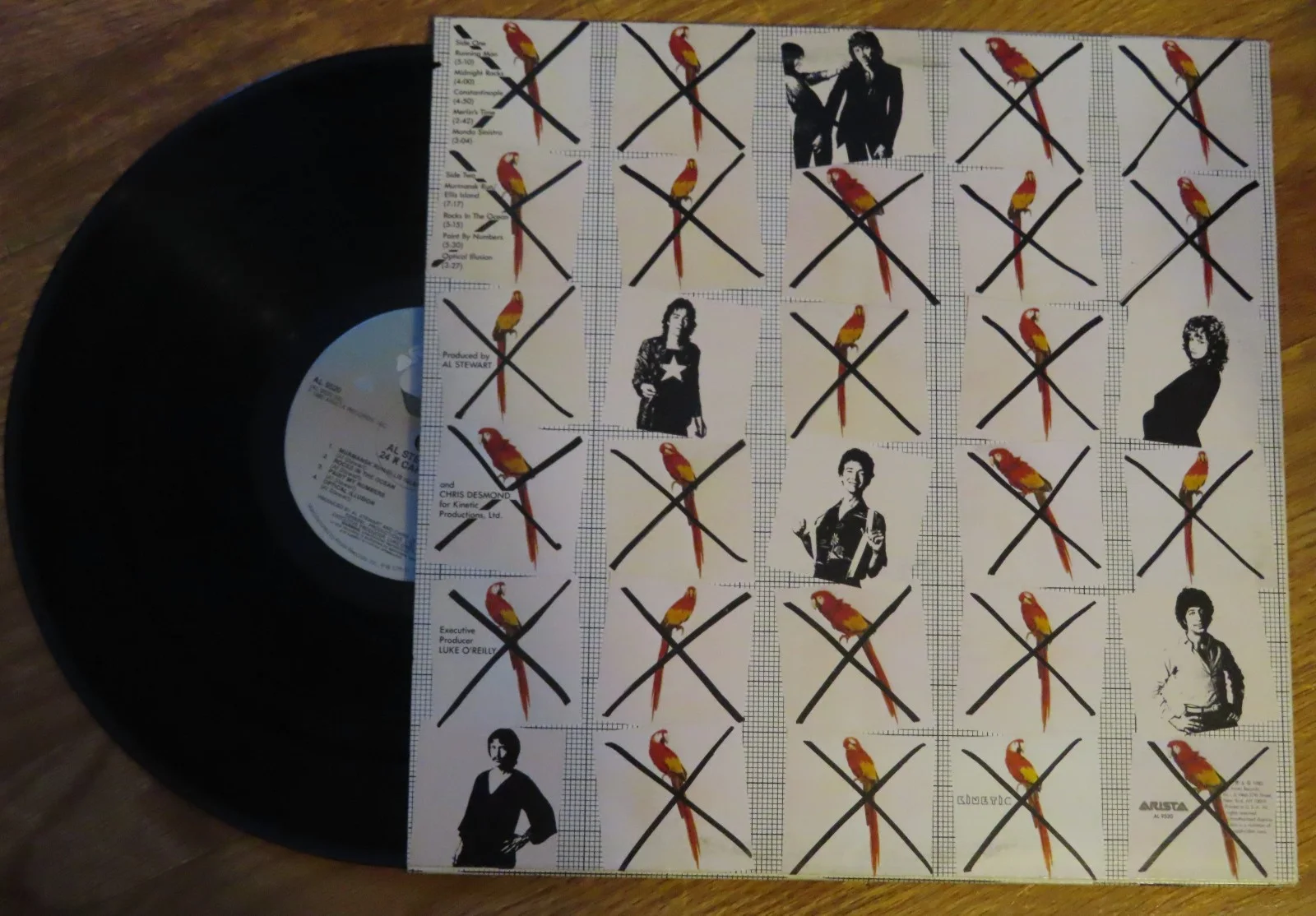 AL STEWART signed 24 CARROTS 1980 Record / Album "Midnight Rocks", image 2