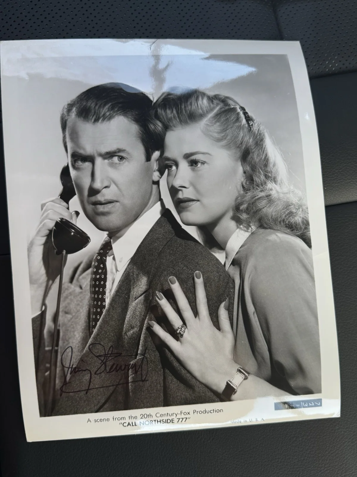 Jimmy Stewart — JAMES JIMMY STEWART Signed VINTAGE 8x10 Photo Actor Icon (d.1997) Mueller COA