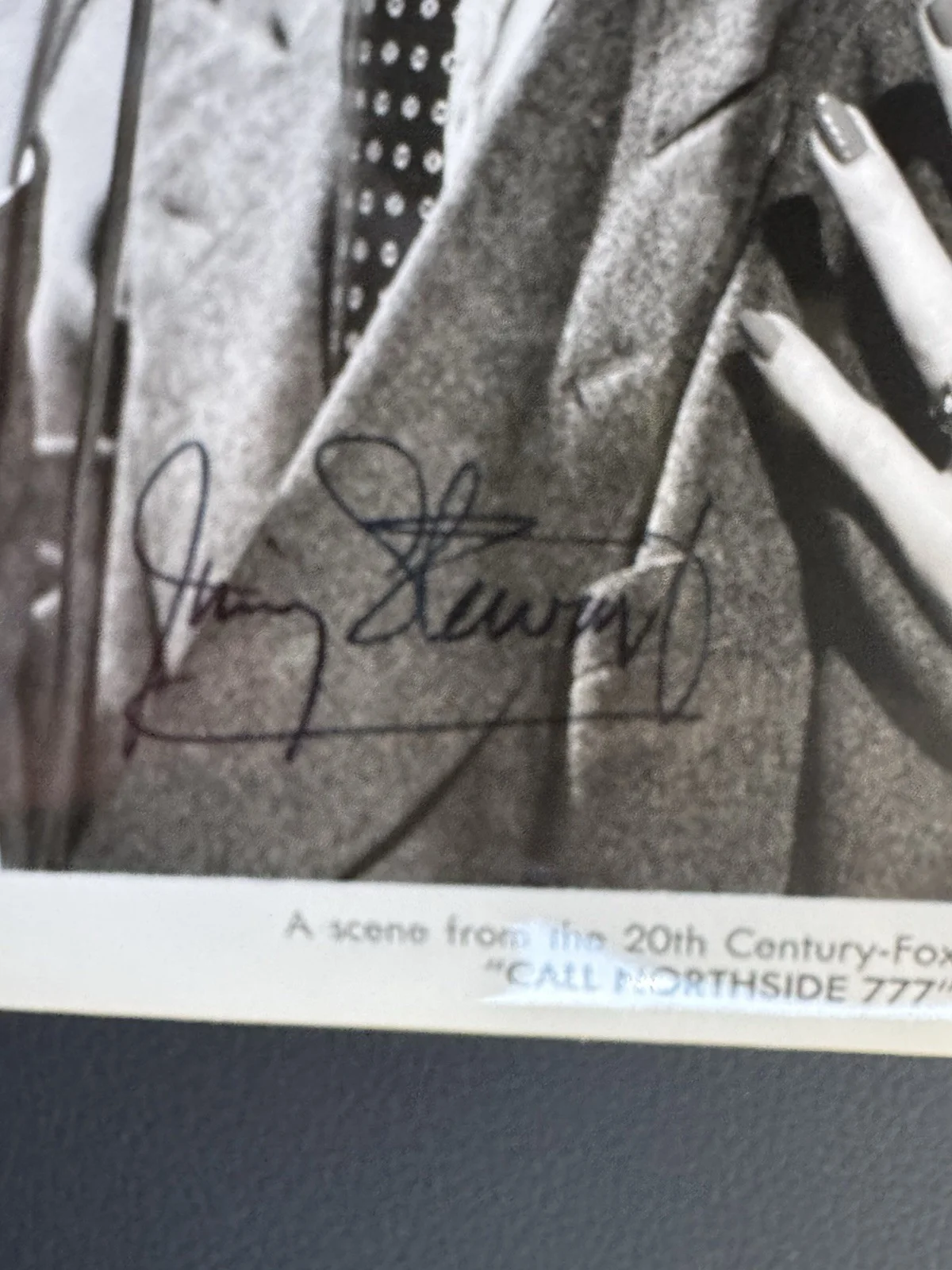 Jimmy Stewart — JAMES JIMMY STEWART Signed VINTAGE 8x10 Photo Actor Icon (d.1997) Mueller COA, изображение 2