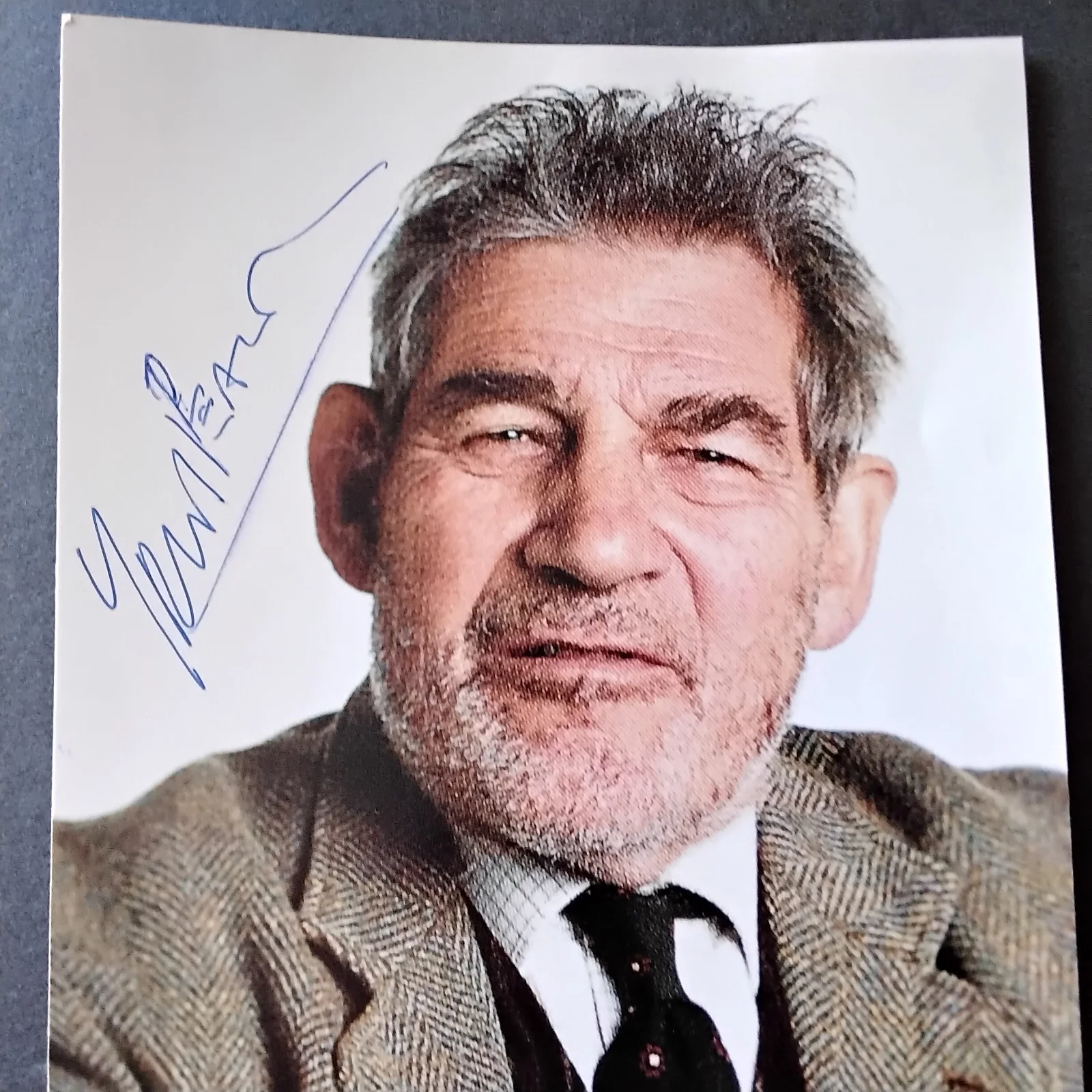 Trevor Peacock SIGNED Photo Movie TV Actor Vicar of Dibley Mrs Brown Lovely Song, изображение 2