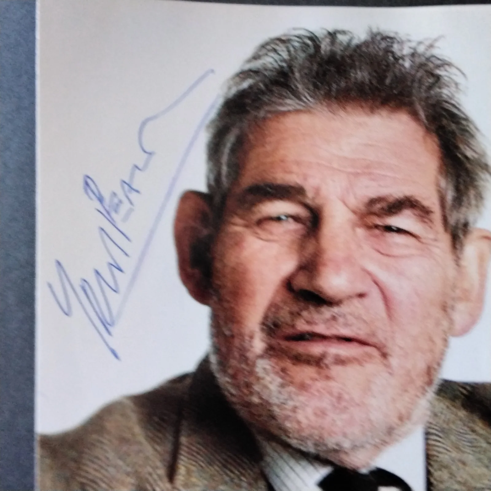 Trevor Peacock SIGNED Photo Movie TV Actor Vicar of Dibley Mrs Brown Lovely Song, изображение 3