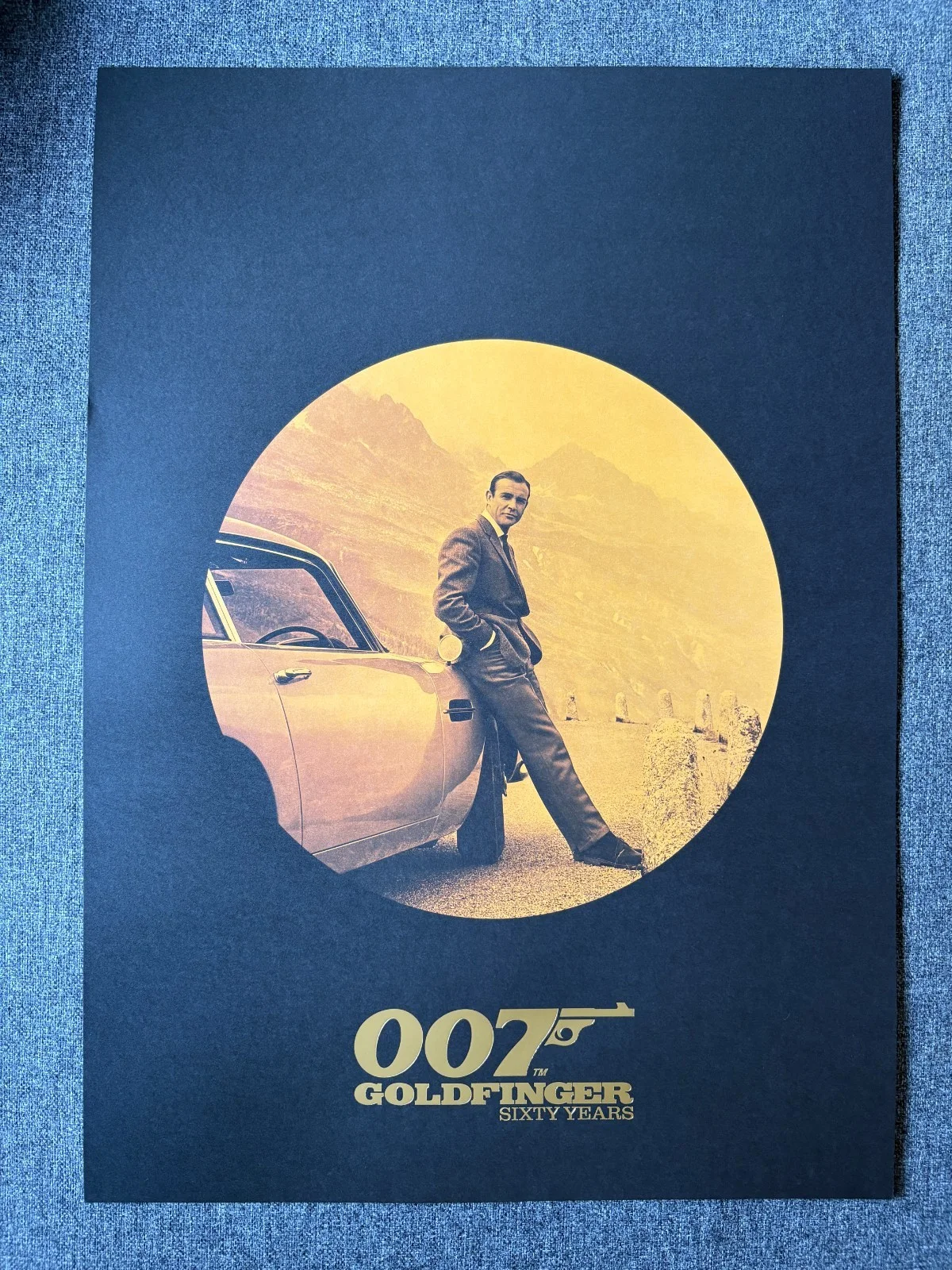James Bond Ltd Edition Goldfinger 60th Anniversary Print - Sean Connery Poster, image 2