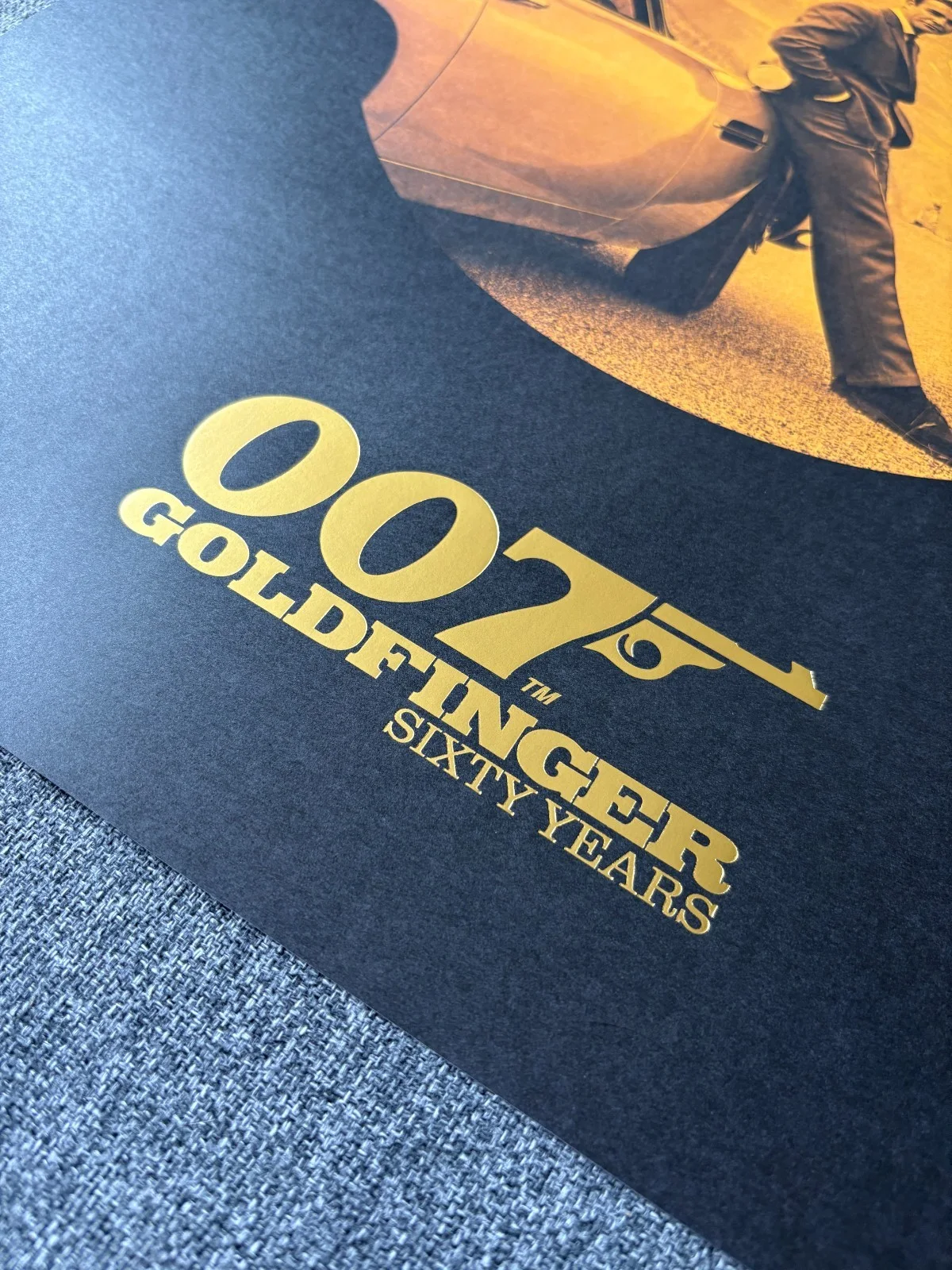 James Bond Ltd Edition Goldfinger 60th Anniversary Print - Sean Connery Poster, image 4